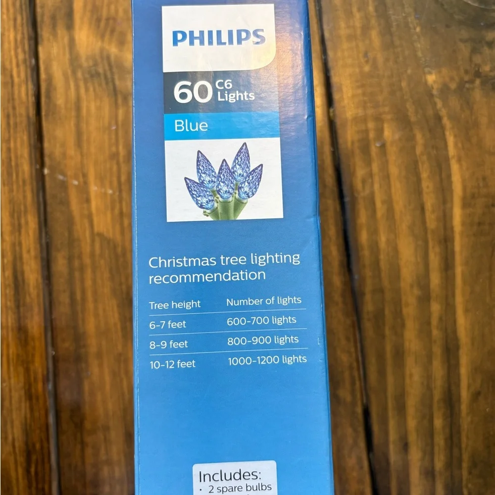 Philips Blue C6 60-Count LED Lights